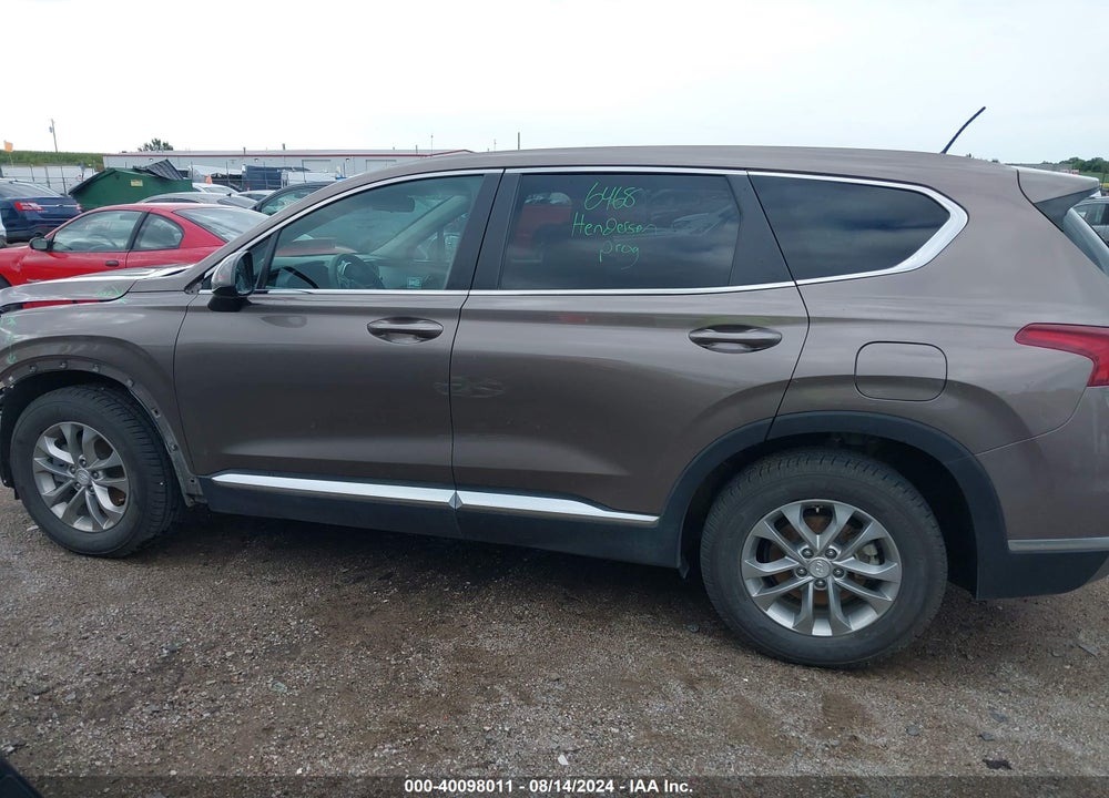 2019 HYUNDAI SANTA FE SE VIN: 5NMS2CAD9KH127774