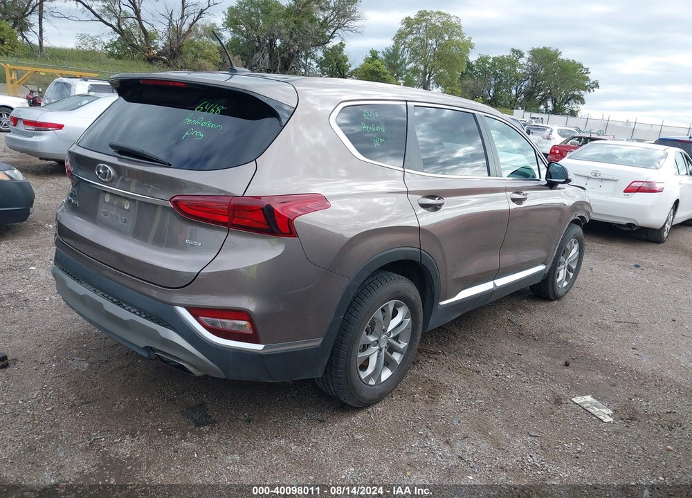 2019 HYUNDAI SANTA FE SE VIN: 5NMS2CAD9KH127774