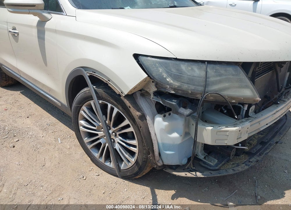 2016 LINCOLN MKX RESERVE VIN: 2LMTJ6LR7GBL38883