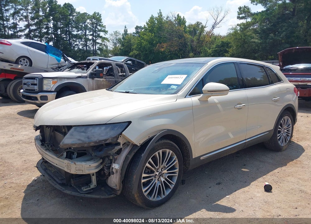 2016 LINCOLN MKX RESERVE VIN: 2LMTJ6LR7GBL38883