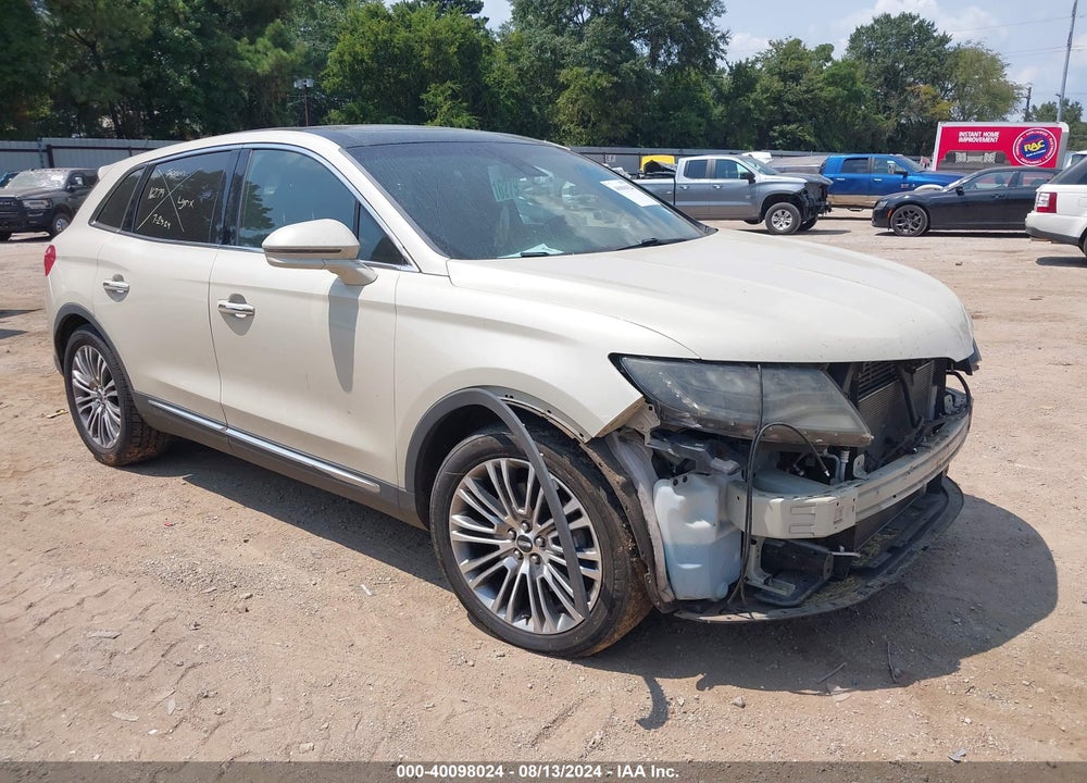 2016 LINCOLN MKX RESERVE VIN: 2LMTJ6LR7GBL38883
