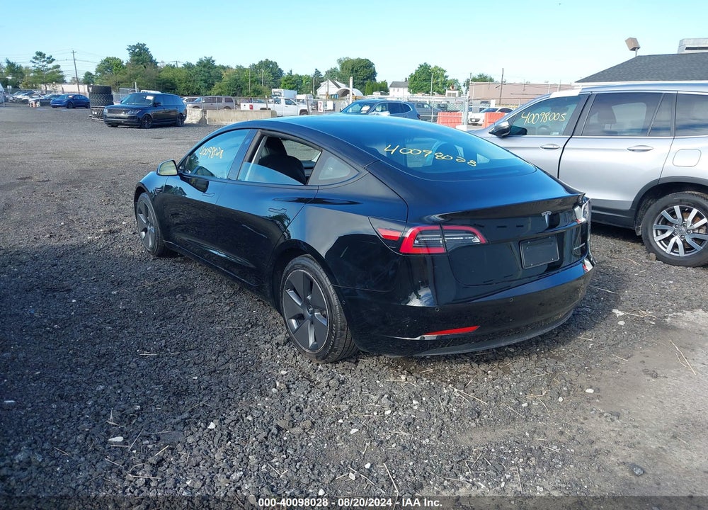 2022 TESLA MODEL 3 LONG RANGE DUAL MOTOR ALL-WHEEL DRIVE VIN: 5YJ3E1EB4NF106457