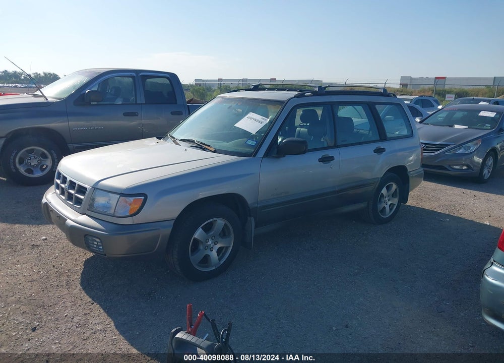 2000 SUBARU FORESTER S VIN: JF1SF655XYH705678