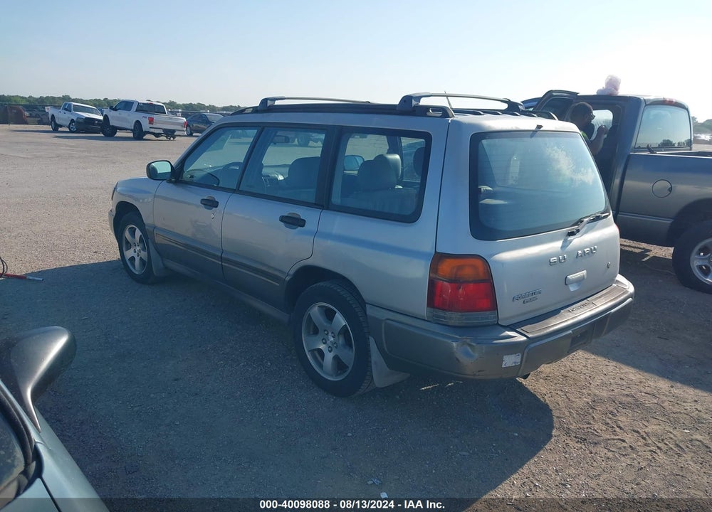 2000 SUBARU FORESTER S VIN: JF1SF655XYH705678
