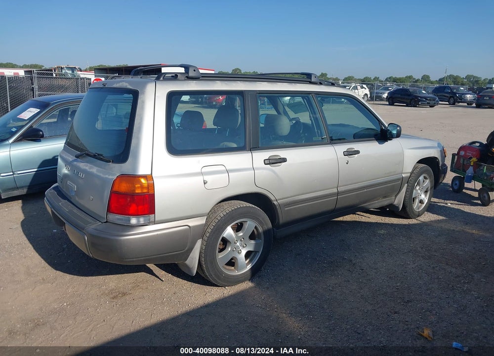 2000 SUBARU FORESTER S VIN: JF1SF655XYH705678