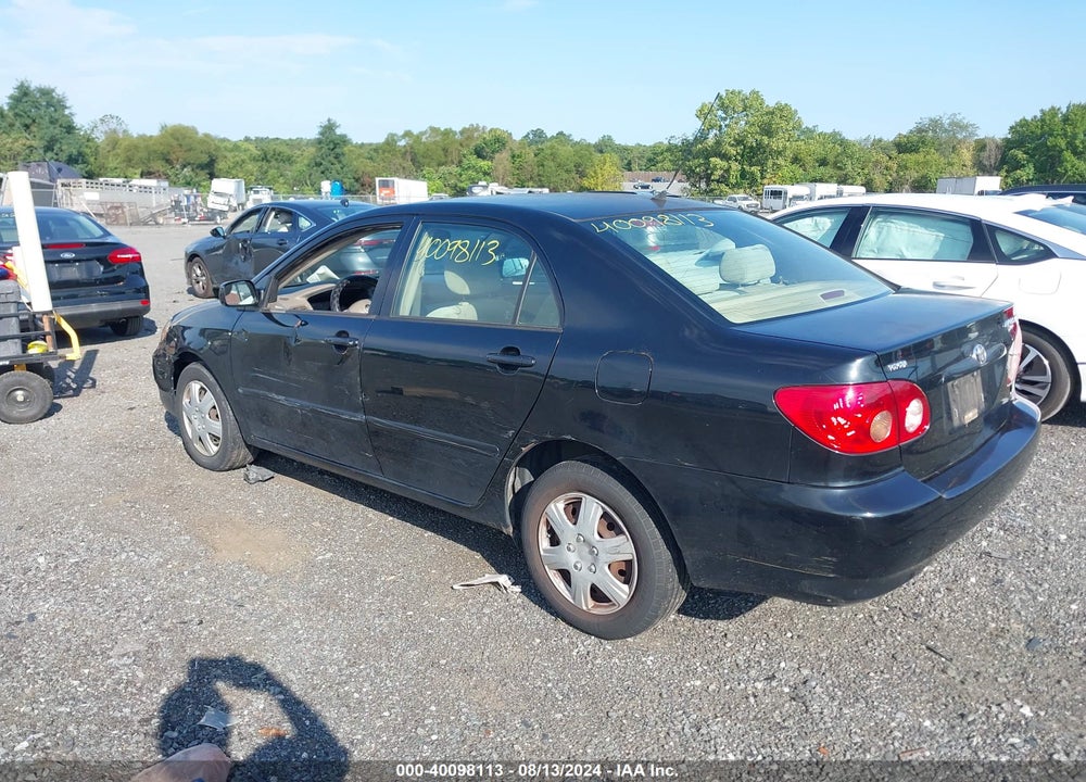 2007 TOYOTA COROLLA LE VIN: JTDBR32E170110364