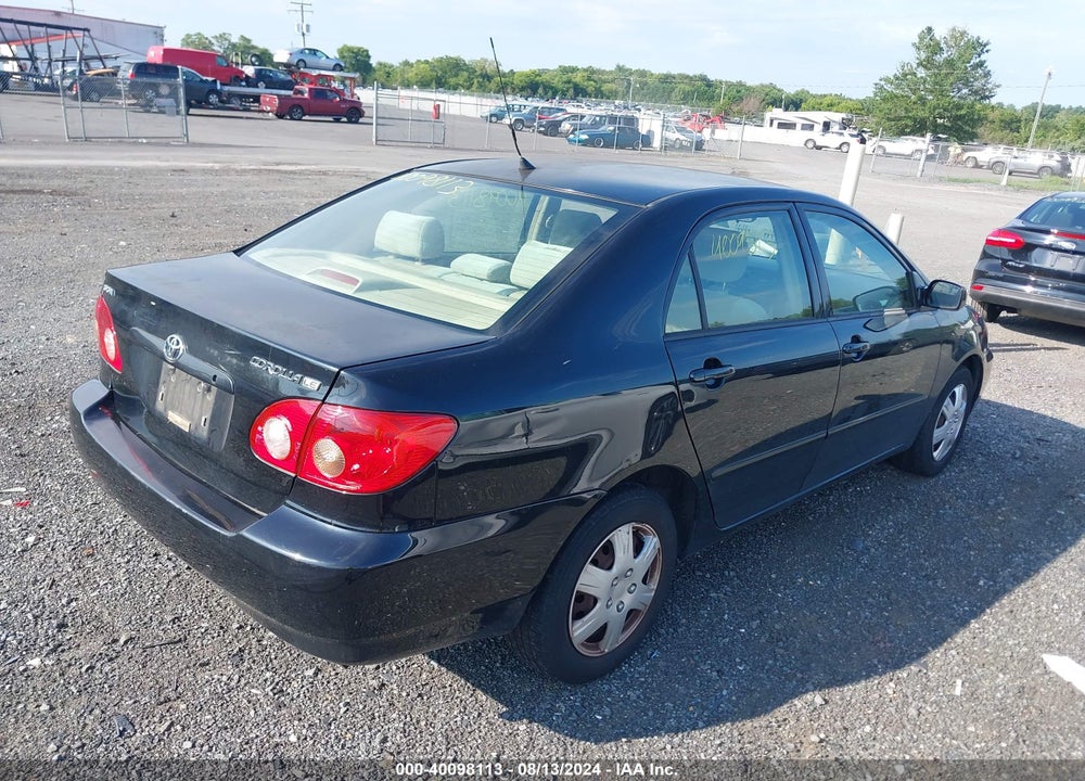 2007 TOYOTA COROLLA LE VIN: JTDBR32E170110364