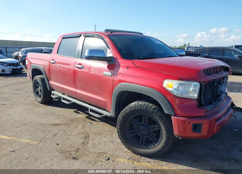 2016 TOYOTA TUNDRA PLATINUM 5.7L V8 VIN: 5TFAW5F15GX527923