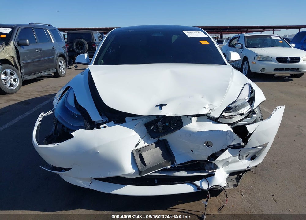 2022 TESLA MODEL 3 LONG RANGE DUAL MOTOR ALL-WHEEL DRIVE VIN: 5YJ3E1EB7NF136438