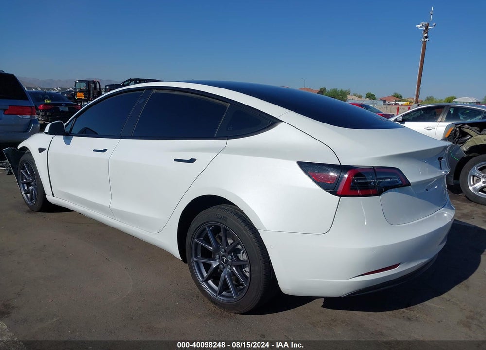 2022 TESLA MODEL 3 LONG RANGE DUAL MOTOR ALL-WHEEL DRIVE VIN: 5YJ3E1EB7NF136438