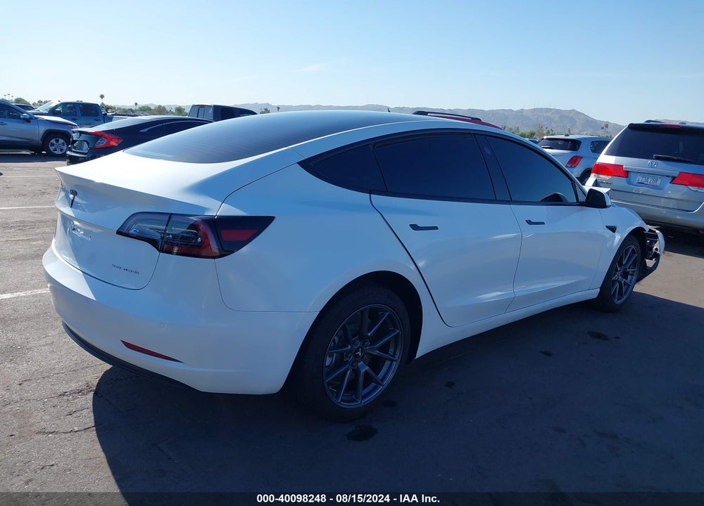 2022 TESLA MODEL 3 LONG RANGE DUAL MOTOR ALL-WHEEL DRIVE VIN: 5YJ3E1EB7NF136438