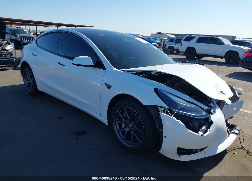 2022 TESLA MODEL 3 LONG RANGE DUAL MOTOR ALL-WHEEL DRIVE VIN: 5YJ3E1EB7NF136438