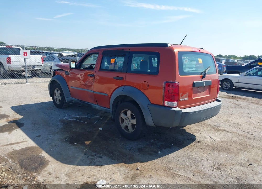 2008 NITRO DODGE  SXT VIN: 1D8GT28K48W185011