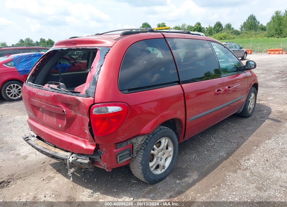 2004 DODGE CARAVAN SXT VIN: 1D4GP45R94B525709