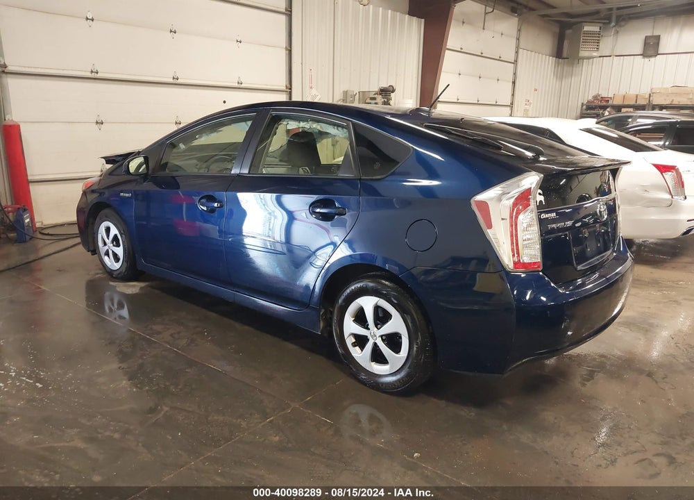 2013 TOYOTA PRIUS THREE VIN: JTDKN3DU5D1616690