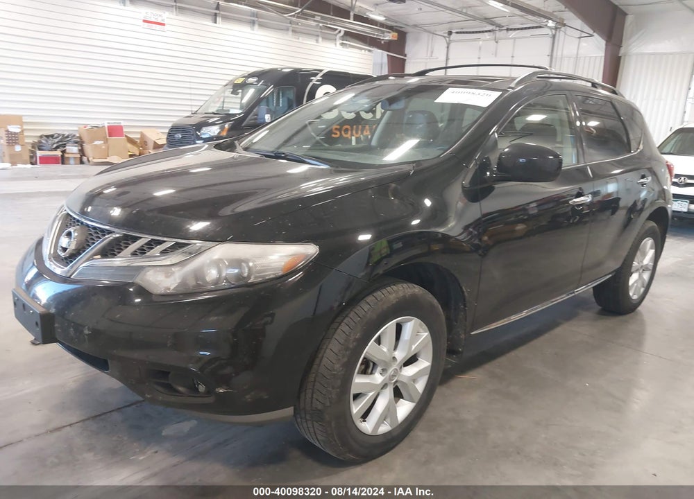 2014 NISSAN MURANO SL VIN: JN8AZ1MW3EW512200