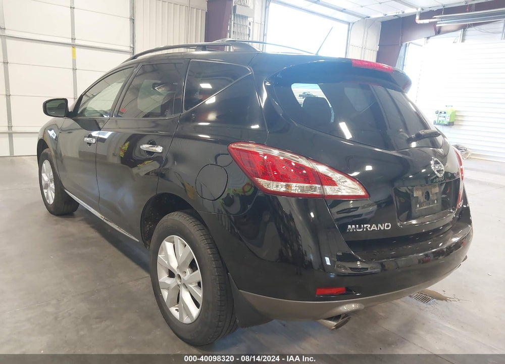 2014 NISSAN MURANO SL VIN: JN8AZ1MW3EW512200