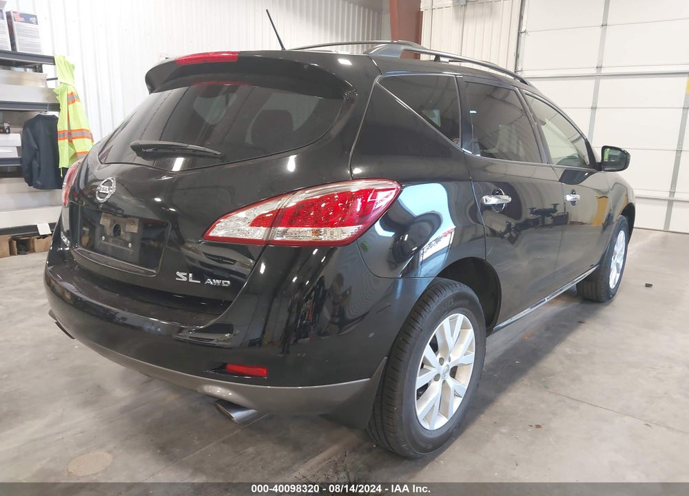 2014 NISSAN MURANO SL VIN: JN8AZ1MW3EW512200