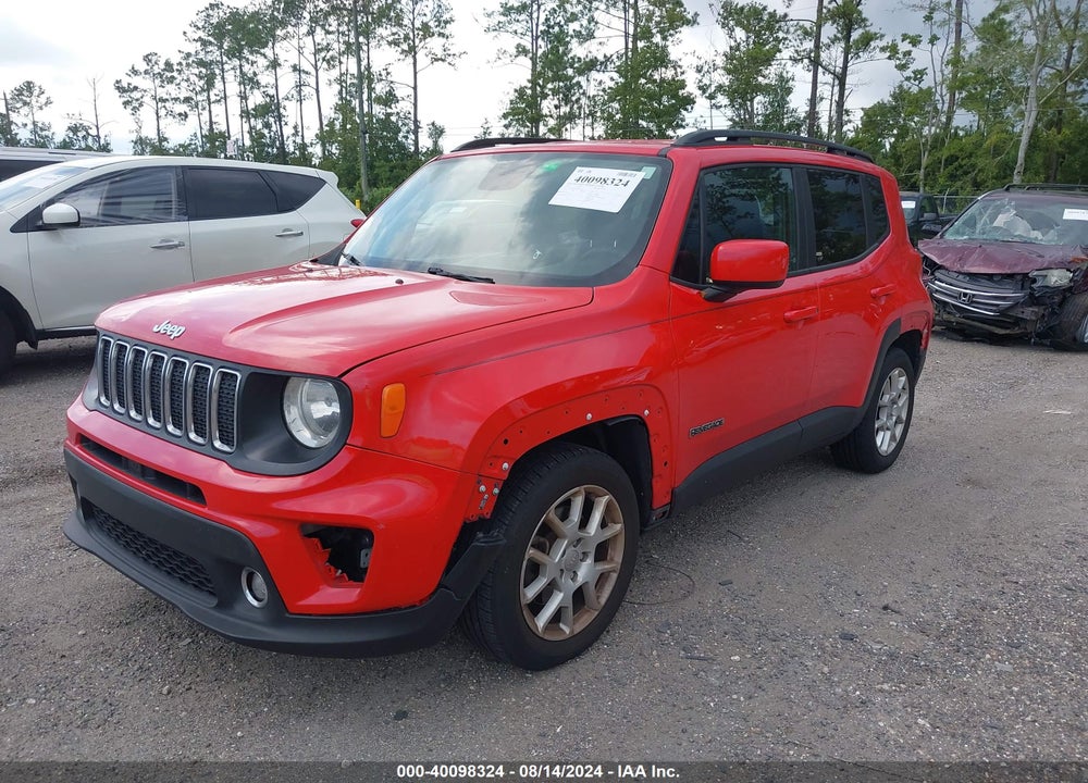 2019 JEEP RENEGADE LATITUDE FWD VIN: ZACNJABB9KPJ73324