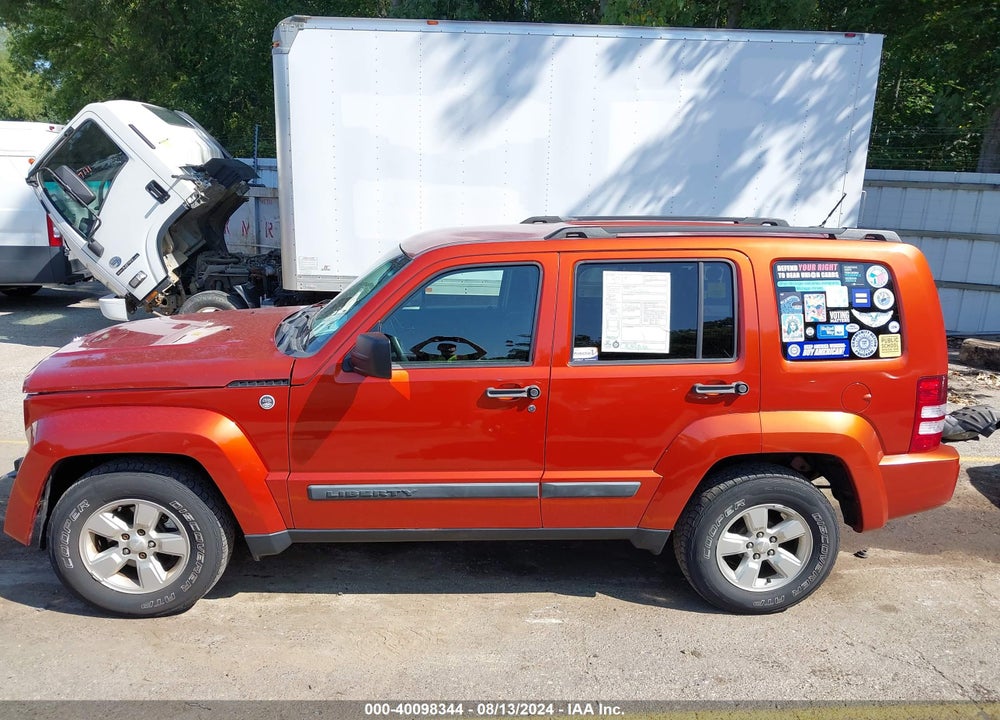 2009 JEEP LIBERTY SPORT VIN: 1J8GN28K39W536641