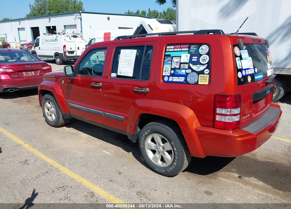 2009 JEEP LIBERTY SPORT VIN: 1J8GN28K39W536641