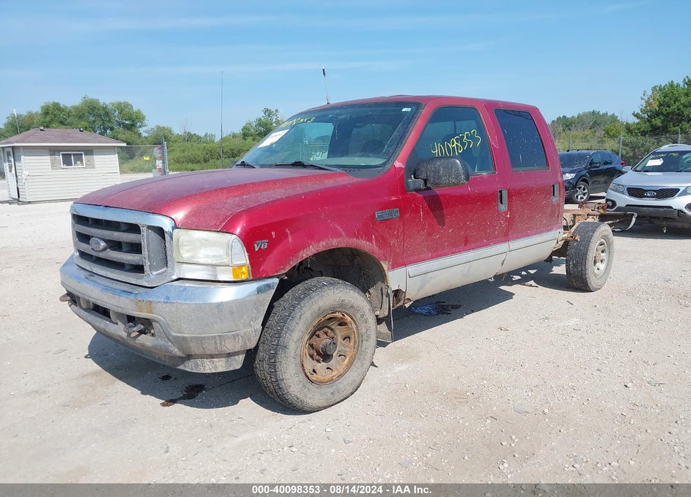 2002 FORD F-250 LARIAT/XL/XLT VIN: 1FTNW21L22EC29598