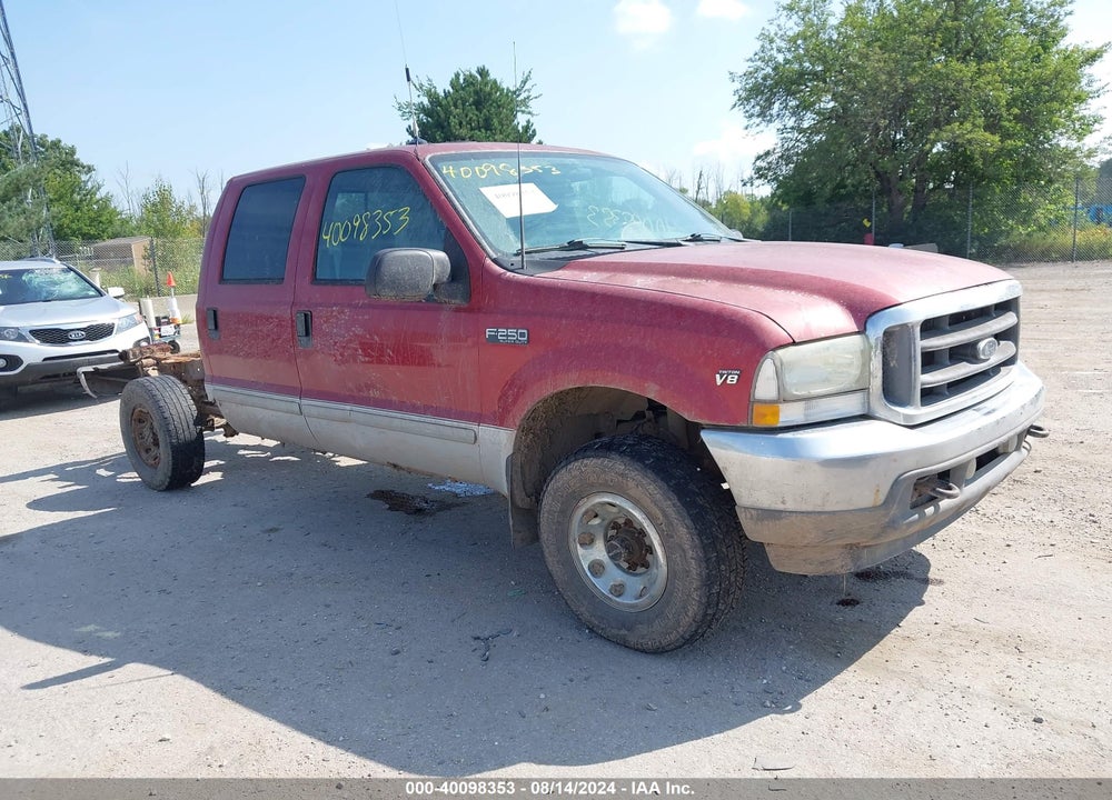 2002 FORD F-250 LARIAT/XL/XLT VIN: 1FTNW21L22EC29598