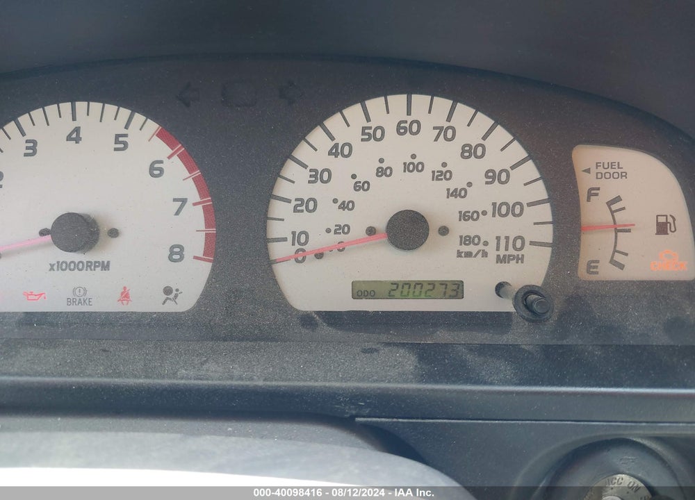 2002 TOYOTA TACOMA PRERUNNER V6 VIN: 5TESN92N42Z111967