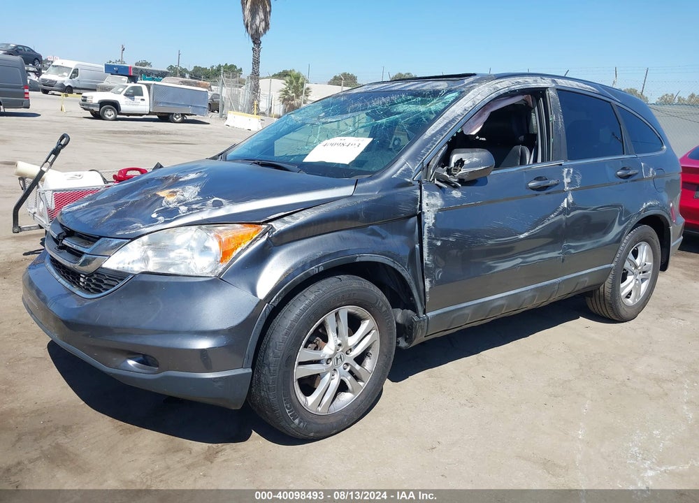 2010 HONDA CR-V EX-L VIN: 5J6RE3H77AL020834