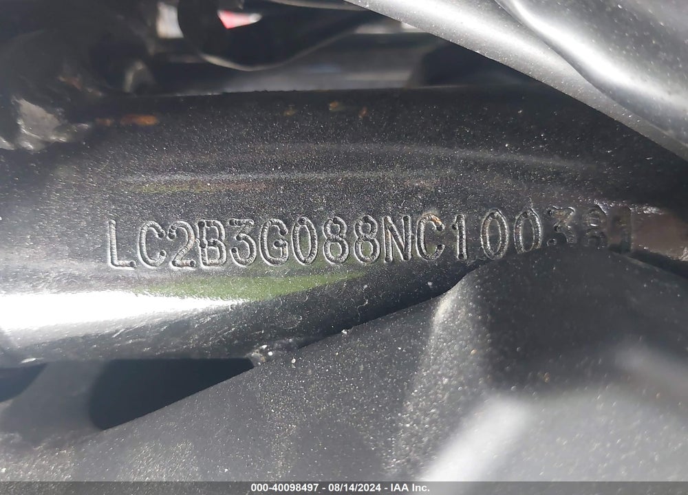 2022 KYMCO USA INC K-PIPE 125 VIN: LC2B3G088NC100381
