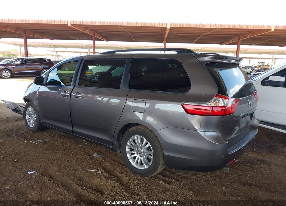 2016 TOYOTA SIENNA XLE 8 PASSENGER VIN: 5TDYK3DC5GS746213