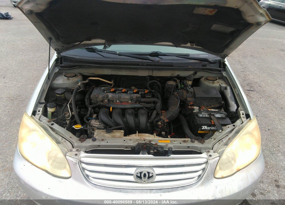 2004 TOYOTA COROLLA LE VIN: 2T1BR32E54C260298