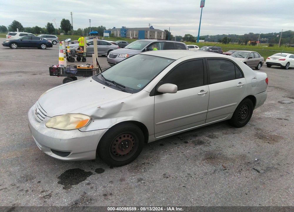 2004 TOYOTA COROLLA LE VIN: 2T1BR32E54C260298