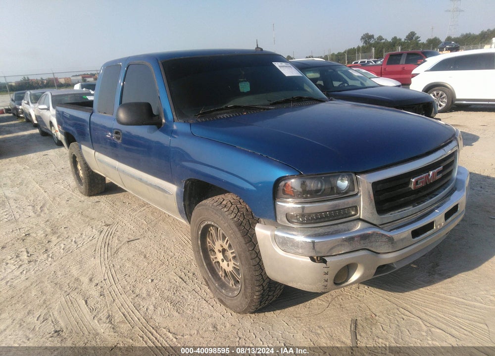 2004 GMC SIERRA 1500 SLE VIN: 2GTEK19T241140337