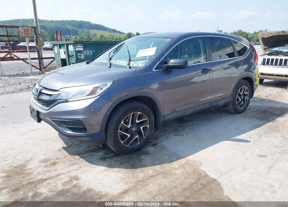 2016 HONDA CR-V SE VIN: 2HKRM4H42GH678322