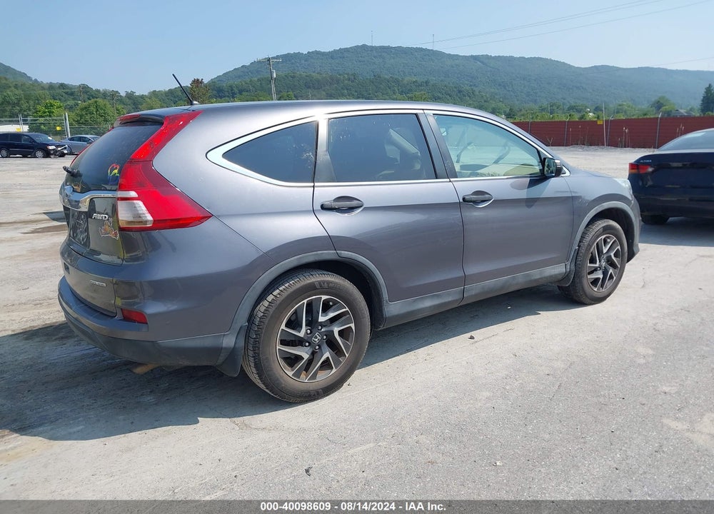 2016 HONDA CR-V SE VIN: 2HKRM4H42GH678322