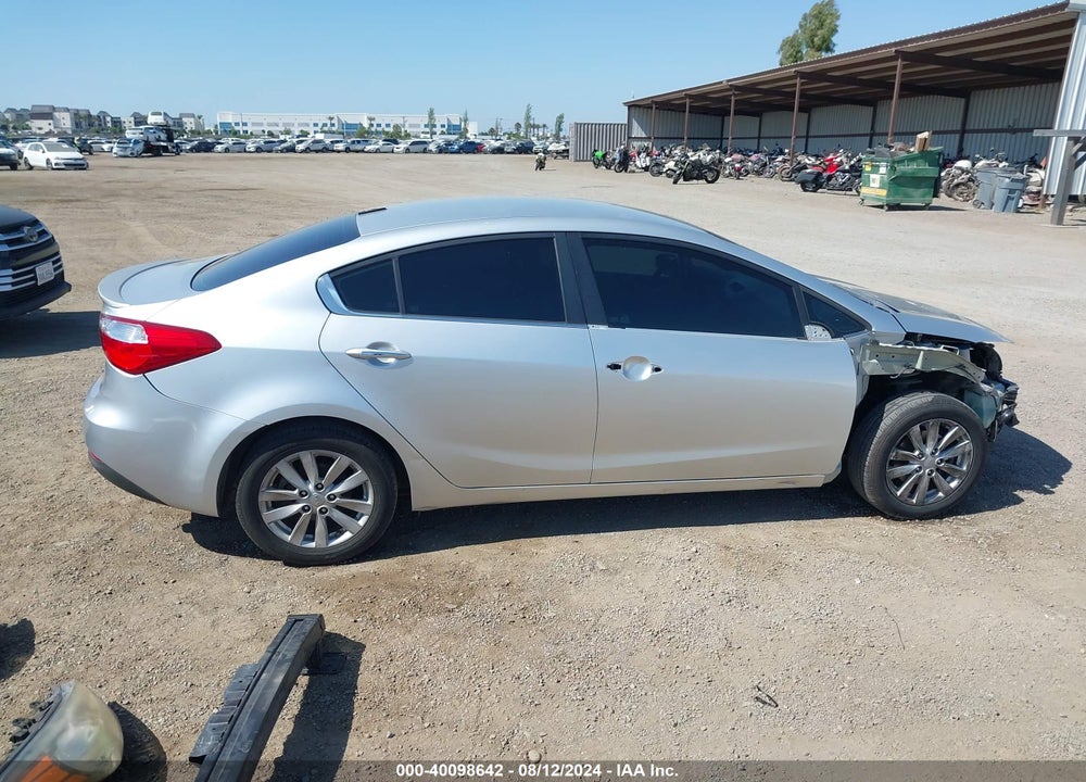 2014 KIA FORTE EX VIN: KNAFX4A88E5114353