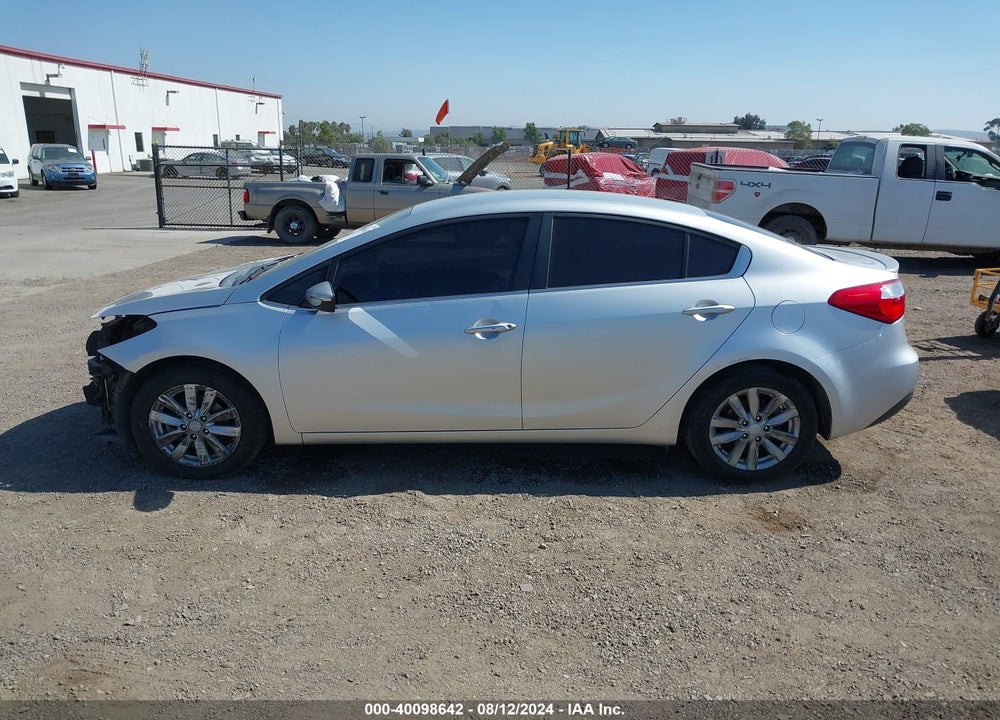 2014 KIA FORTE EX VIN: KNAFX4A88E5114353