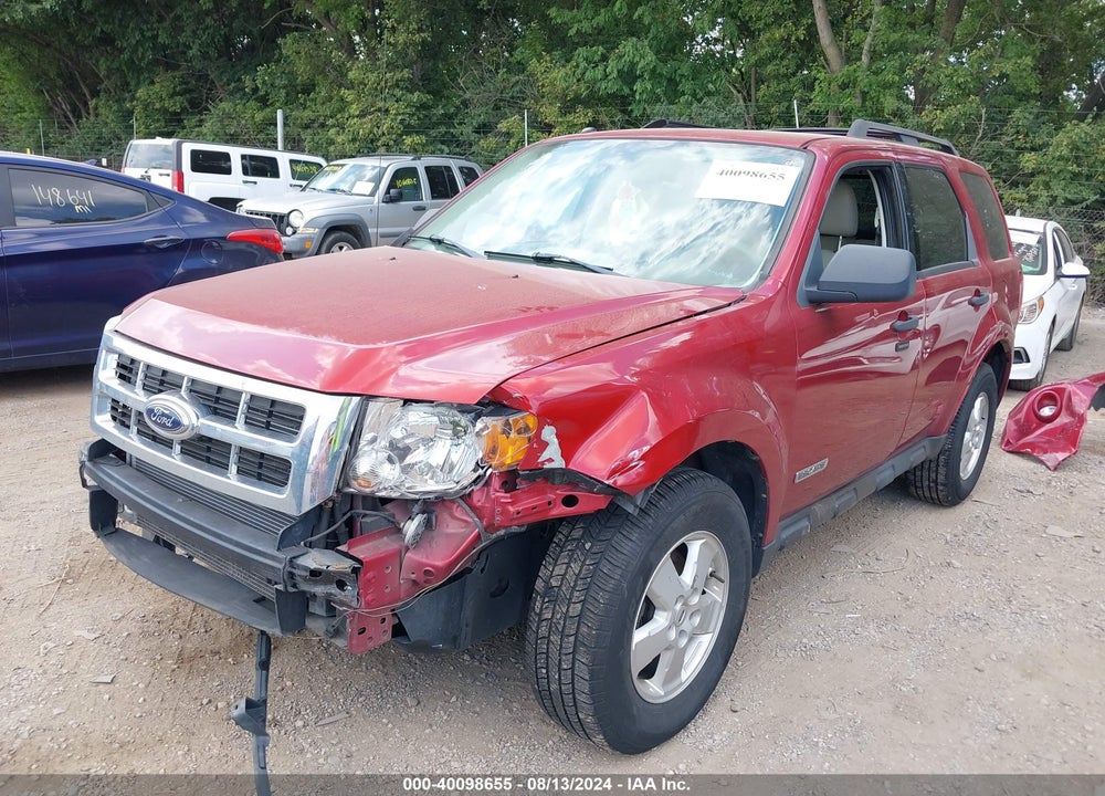 2008 FORD ESCAPE XLT VIN: 1FMCU03Z88KD92703