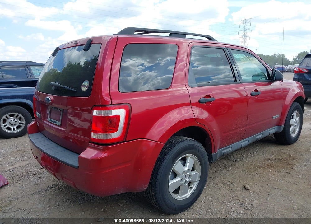 2008 FORD ESCAPE XLT VIN: 1FMCU03Z88KD92703