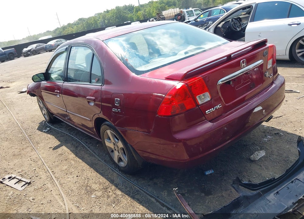 2002 HONDA CIVIC LX VIN: 2HGES16622H565741