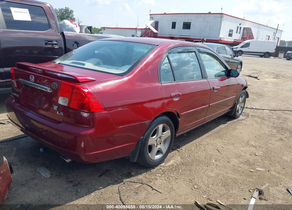2002 HONDA CIVIC LX VIN: 2HGES16622H565741