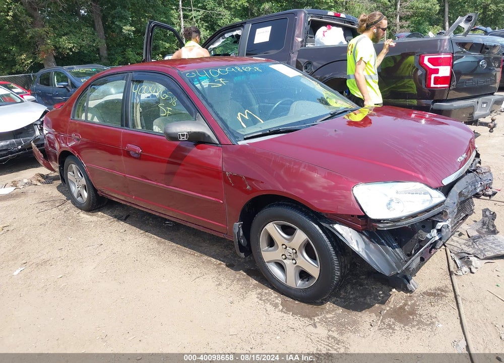 2002 HONDA CIVIC LX VIN: 2HGES16622H565741