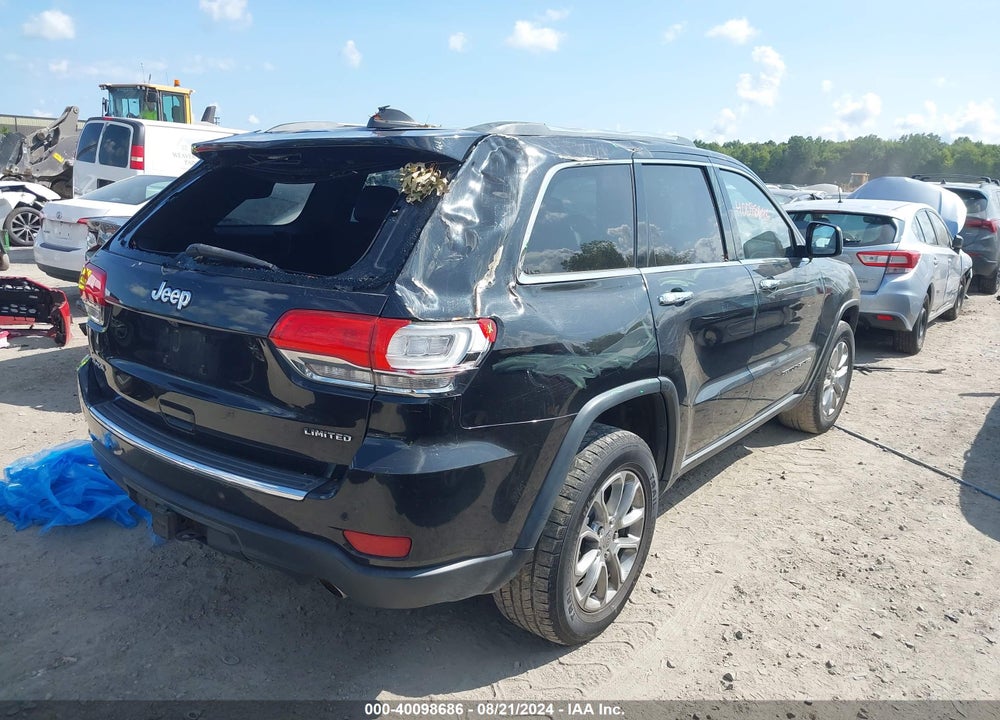 2014 JEEP GRAND CHEROKEE LIMITED VIN: 1C4RJFBG0EC103815
