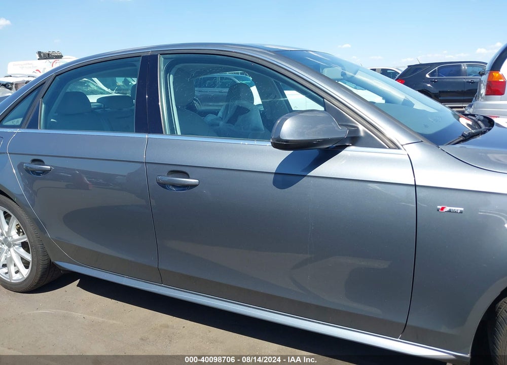 2016 AUDI A4 2.0T PREMIUM VIN: WAUBFAFL7GN008489