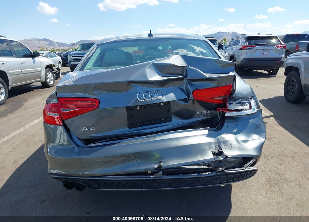 2016 AUDI A4 2.0T PREMIUM VIN: WAUBFAFL7GN008489
