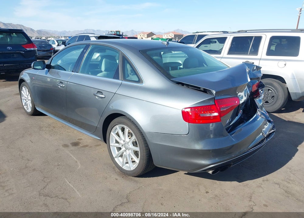 2016 AUDI A4 2.0T PREMIUM VIN: WAUBFAFL7GN008489