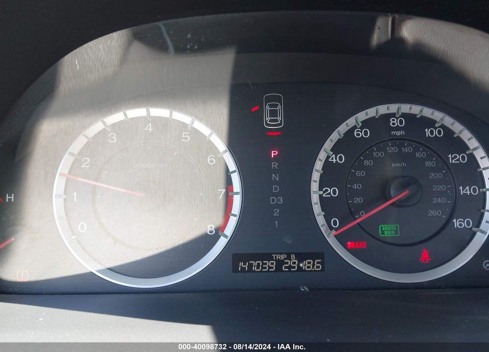 2012 HONDA ACCORD 2.4 LX-P VIN: 1HGCP2F46CA066227