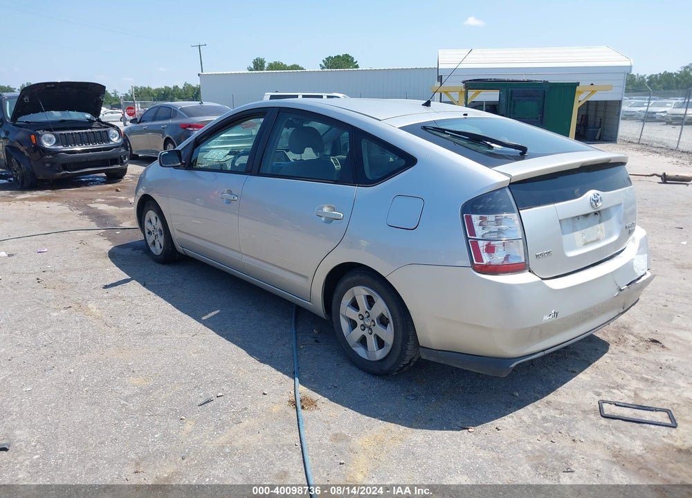 2005 TOYOTA PRIUS VIN: JTDKB20U857052038
