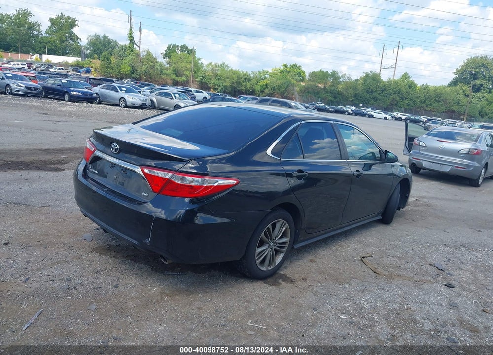 2016 TOYOTA CAMRY SE VIN: 4T1BF1FK9GU220368